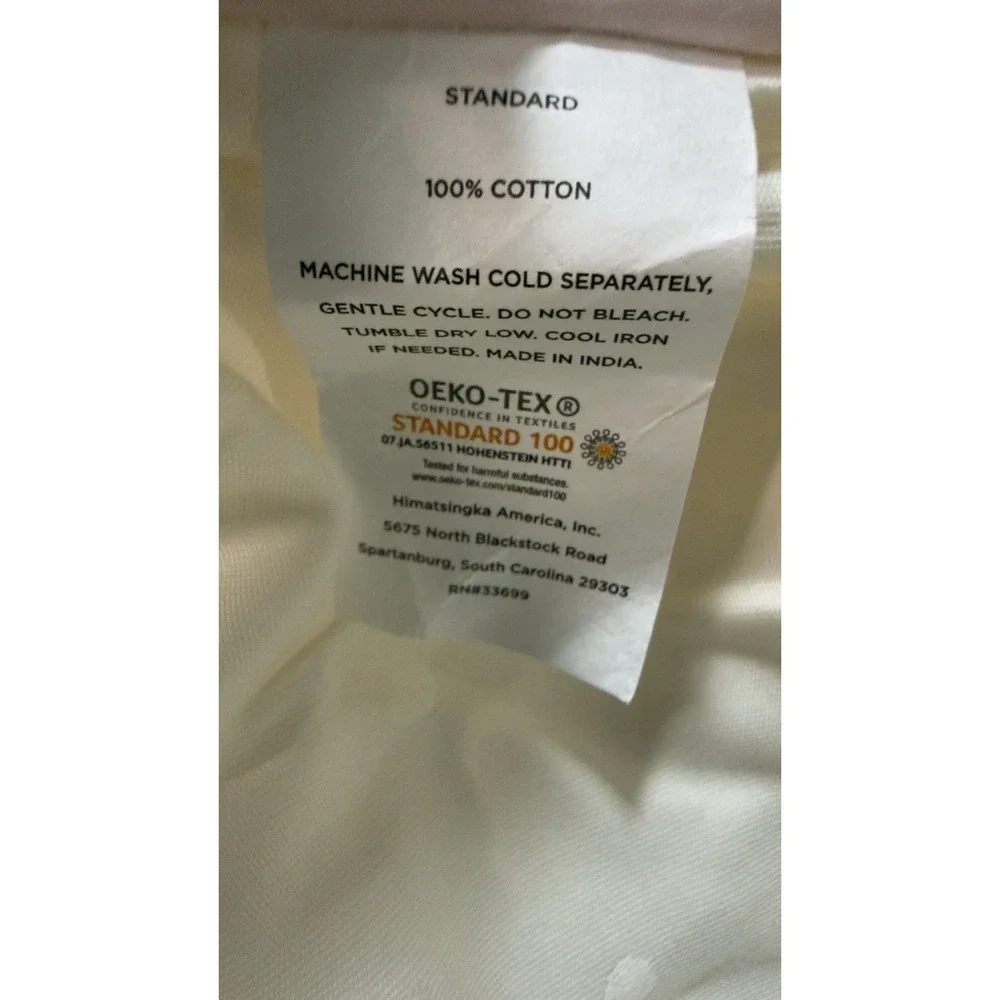 KATE SPADE Larabee Dot Sheet Set QUEEN White 4pc Flat Fitted 2‎ Pillowcases